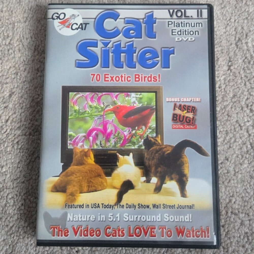 Cat Sitter DVD - 70 Exotic Birds